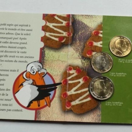 Luxembourg Official 2004 Christmas Euro Coin Set