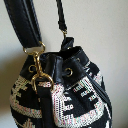 Pouch bag used, shoulder with beautiful details