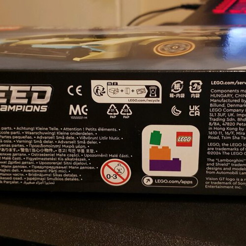 Lego Speed Champions 76923 Lambo V12 Gran Turismo new sealed