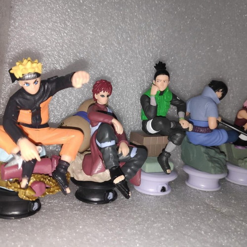 Naruto Shippuden anime figure set of 6, like new