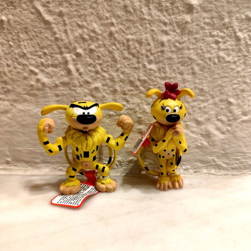 Marsupilami and Marsupilamina figures Plastoy new collectible set