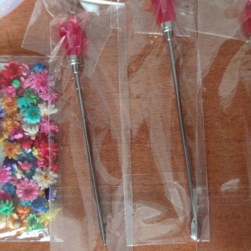 Large craft set with tools and decorations, new