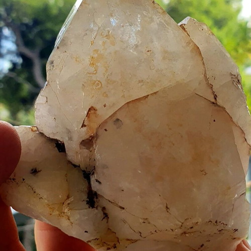 Clear Quartz Crystal Penteli Attica 12.8cm like new