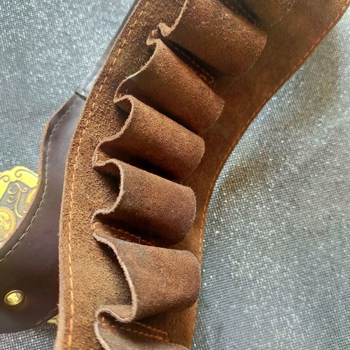 Underberg leather belt with buckle, size 70