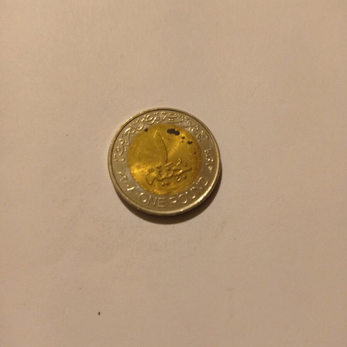 Egyptian Pound Coins used, One Pound Piastre