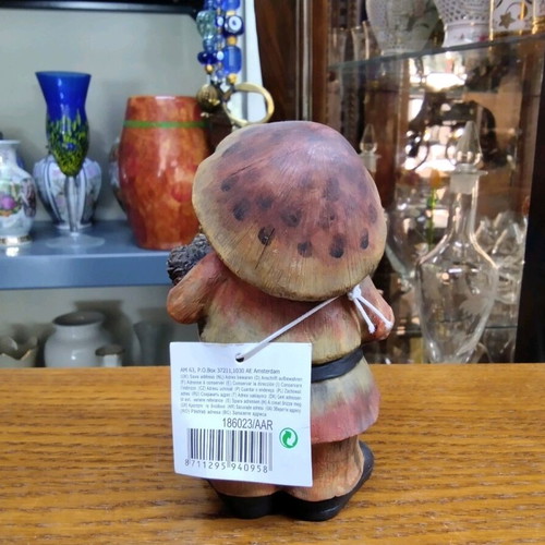 Decorative Tabletop Gnome Miniature New, Made in Amsterdam 15x6x8