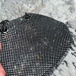 Τσάντα Crystal BSB χιαστί μαύρη σαν καινούργια