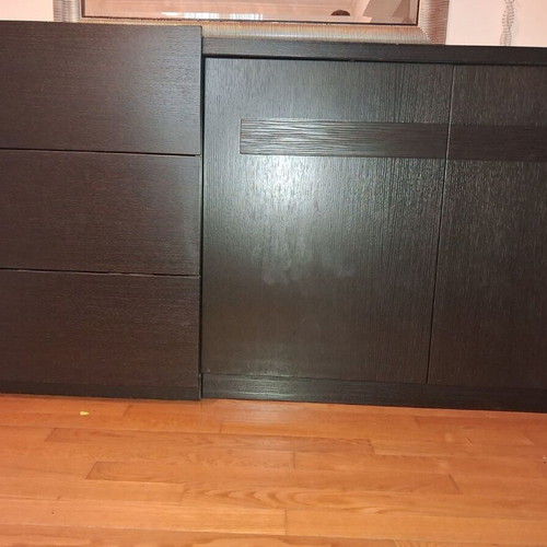 Modern living room buffet 1.80m wenge, like new