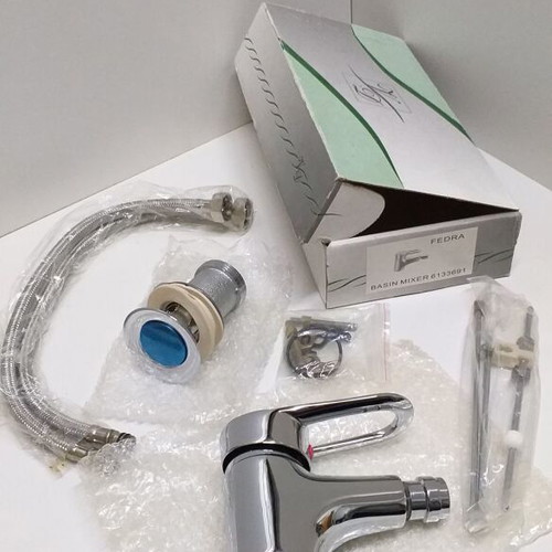 Fedra basin mixer faucet new with all accessories