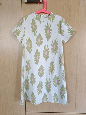 Zara dress for 10-year-old girls, new, sweatshirt fabric