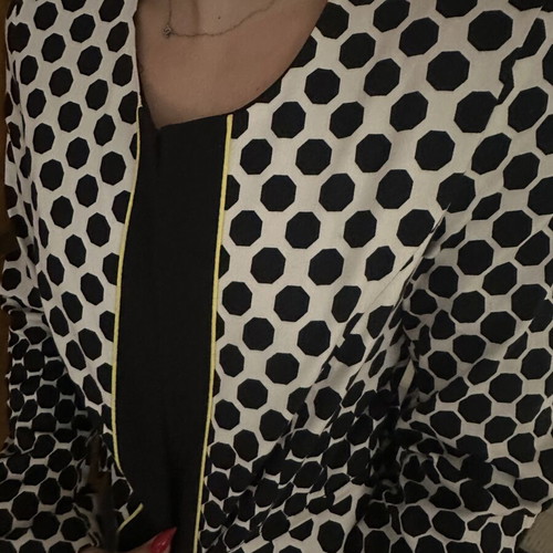 NANEE Collection polka dot jacket like new, black and white