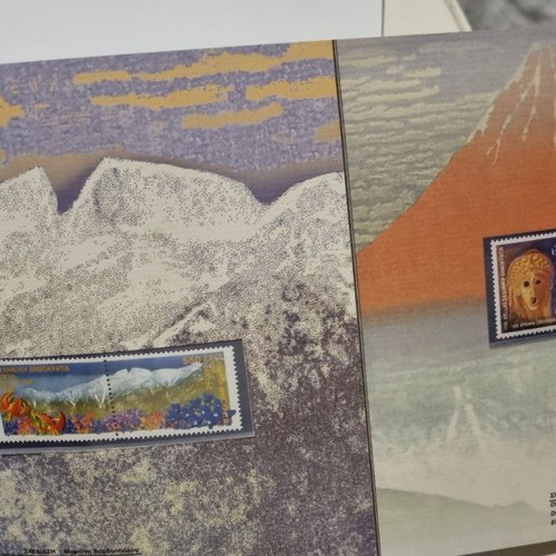 Greek stamps 1999 new, quadrilingual album