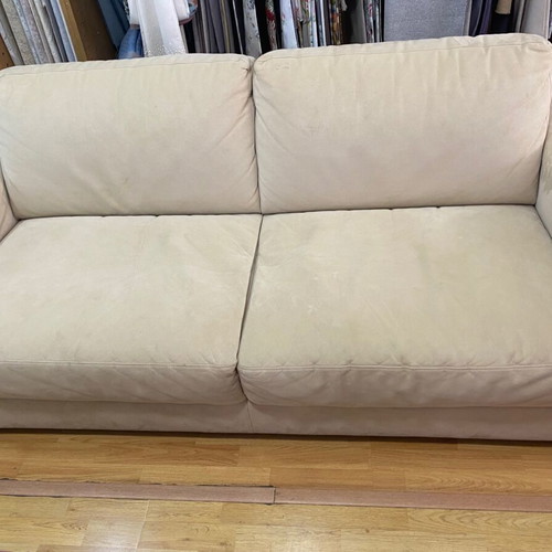 Natuzzi 3-seat sofa 2.10x0.90, washable Al Cadara fabric