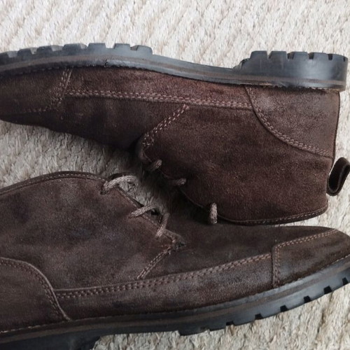 Sfera men's suede brown boots size 40 like new