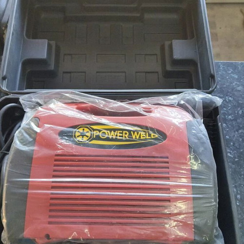Inverter Power Weld 200A welding machine new with electrodes and mask
