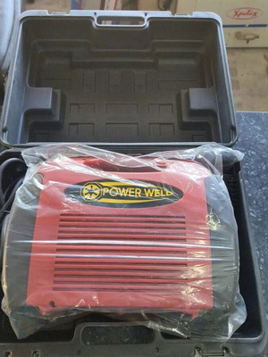 Inverter Power Weld 200A welding machine new with electrodes and mask