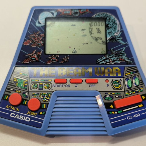 Casio CG-400 The Beam War vintage handheld console like new