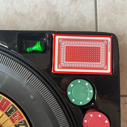 Roulette and Black Jack board game used, complete set