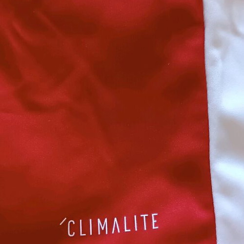 Adidas men's shirt new, red with white details, size S/M