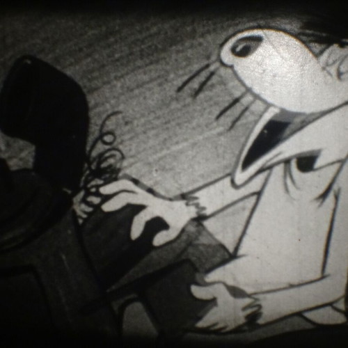 The Little Hungry Wolf Super 8mm film used, black and white, silent