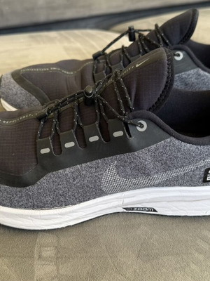 Nike Air Zoom Pegasus 35 Shield μεταχειρισμένα, μαύρα και γκρι, μέγεθος 47