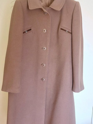Women's coat brown like new, classic cut XL