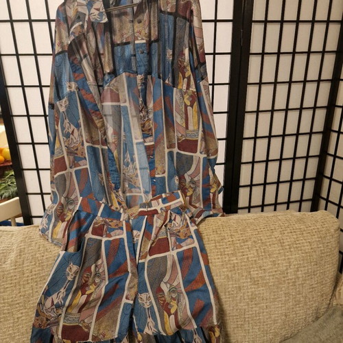 Nadia Rapti shirt and shorts set like new