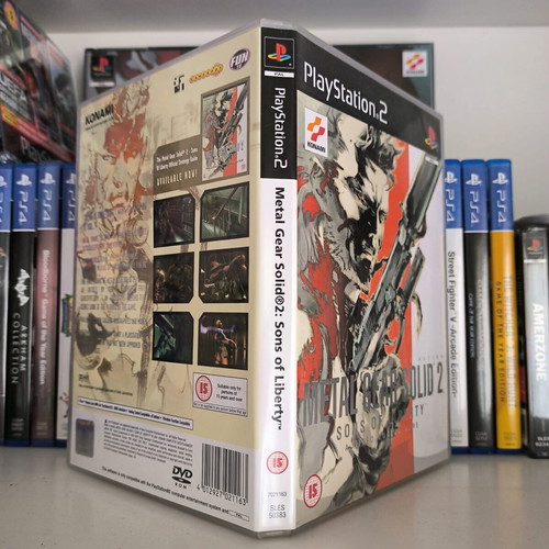 Metal Gear Solid 2 Sons of Liberty PS2 game PAL