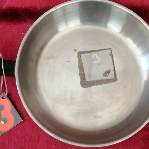Barazzoni 26 cm Stainless Steel Frying Pan Italy new from 1986