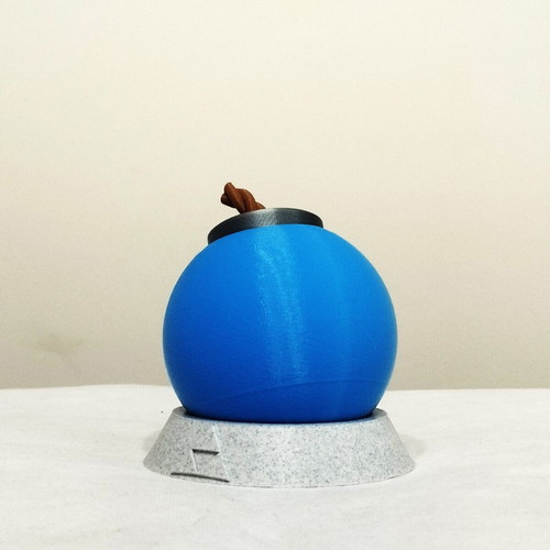 Legend of Zelda Bomb and Triforce Base 3D Printed Figure 10 cm new
