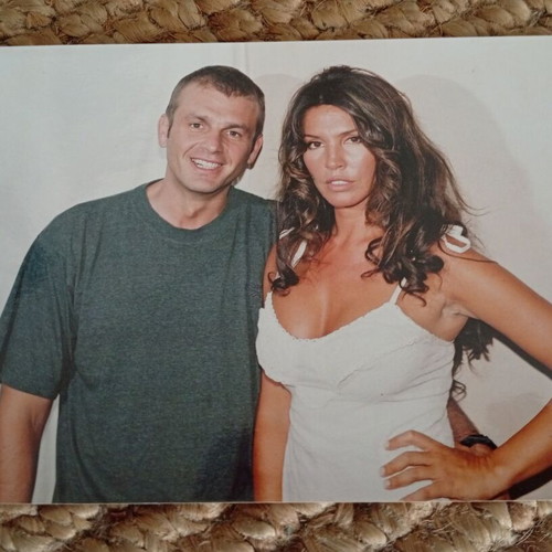 Authentic photo of Vana Barba and Apostolos Gletsos, like new 12.7x17.7 cm