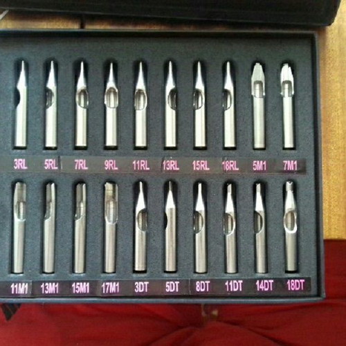 Set of 22 Professional Tattoo Tips Stainless Surgical Steel 304