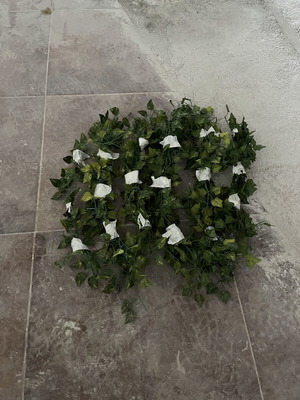Artificial plants used, pack of 56, 50-60cm