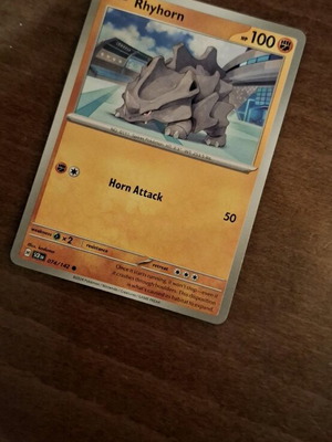 Pokemon Card Rhyhorn new