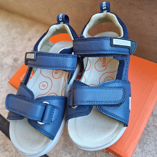 Biomecanics leather sandals like new, size 26, blue