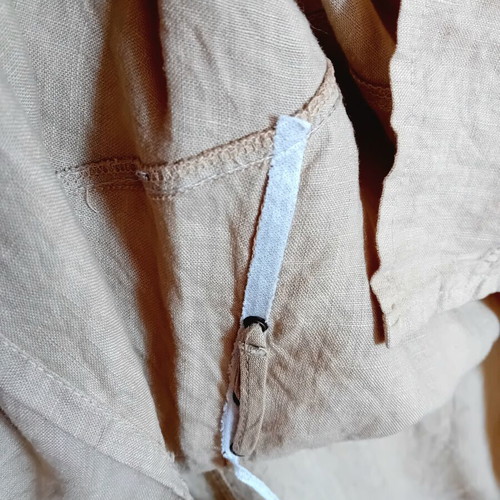 Linen skirt Genesis used, beige, long, size XL