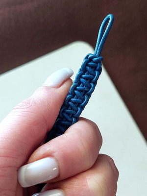 Handmade turquoise leather bracelet