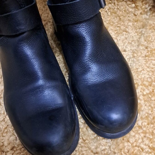 Buffalo London vintage leather boots used, size 40, black