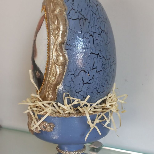 Easter egg handmade new, plastic, height 22 cm