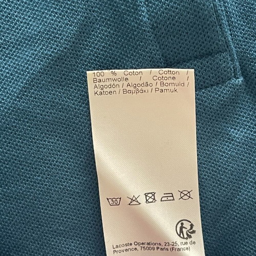 Lacoste polo shirt like new, size S 36, green