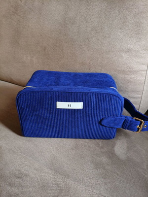 Carolina Herrera toiletry bag blue like new