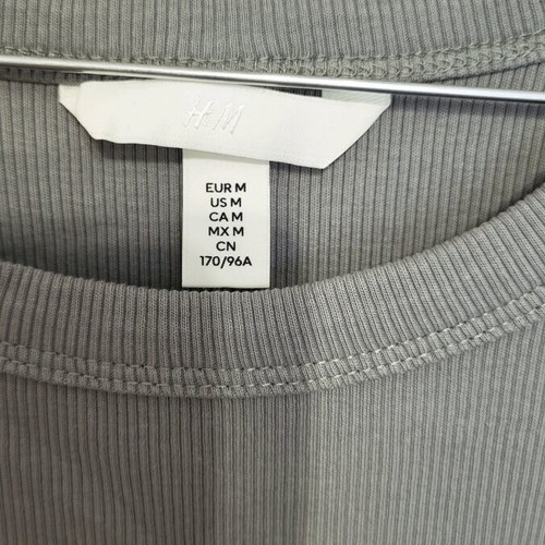 Rib dress H&M medium size like new, pistachio color