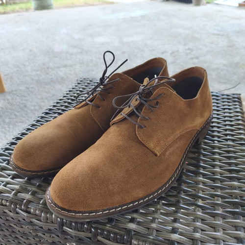 Howick men's dress shoes brown suede size EU 47 like new