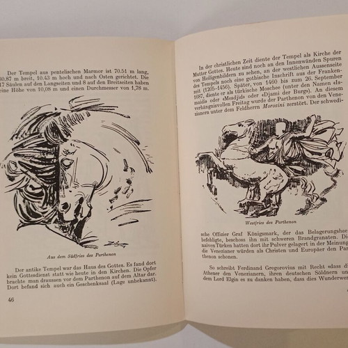 Die Akropolis und ihre Umgebung German travel guide used