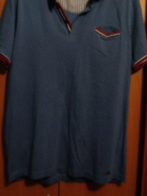 Raf blouse like new, size L, black and blue