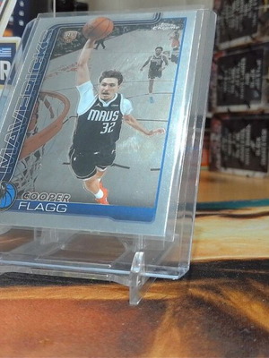 2025-26 Topps Chrome Update Cooper Flagg Base Rookie Card Dallas Mavericks