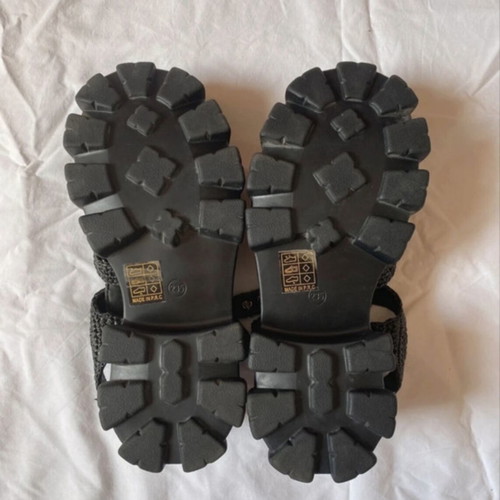 Renato Garini fisherman style sandals black like new, size 37