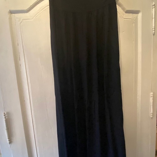 Maxi skirt used, black, one size