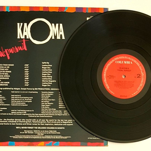Kaoma Tribal Pursuit vinyl record like new, first edition 1991