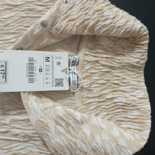 Zara blouse new, size S, beige